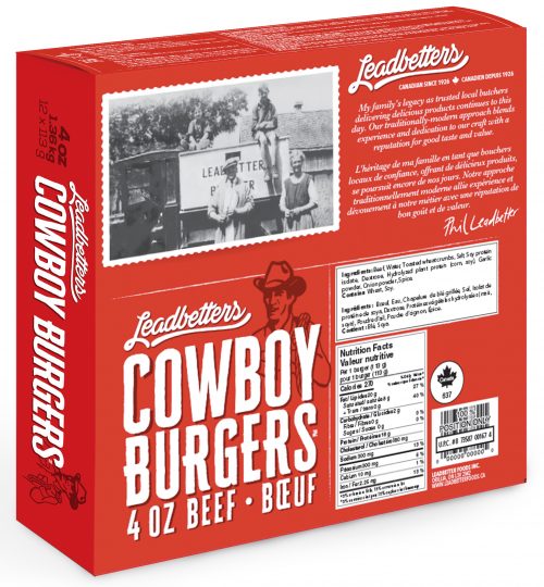 BRZ-CB00 Burger Beef Cowboy 4oz 3lb Back