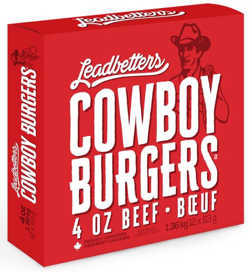 BRZ-CB00 Burger Beef Cowboy 4oz 3lb Front